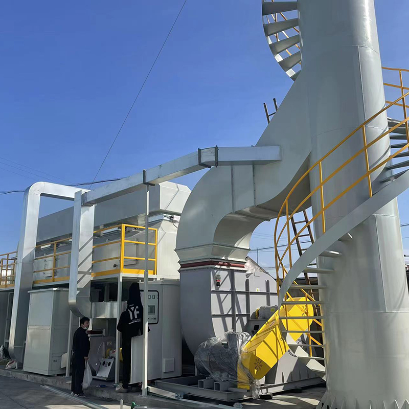 LQ-CFT-CO Honeycomb Activated Carbon Adsorptie + Catalytic Oxidation (CO)